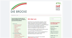 Desktop Screenshot of bruecke-berlin.de