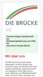 Mobile Screenshot of bruecke-berlin.de